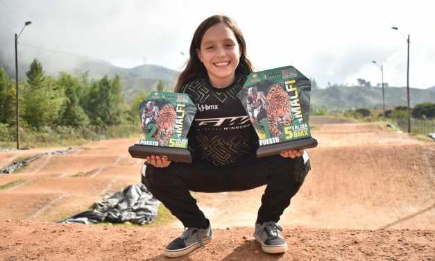 La Chispita del BMX, una de las figuras de la Copa Antioquia