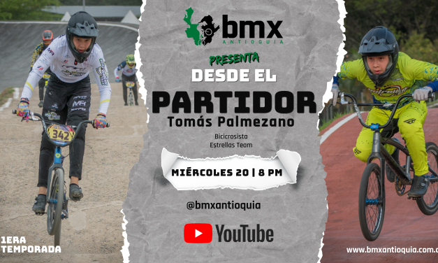 Nace ‘Desde el partidor’, programa en el que conoceremos las historias del bmx antioqueño