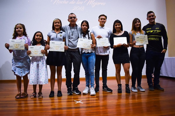 BMX Antioquia premió a los más destacados en La Noche de los Mejores 2018