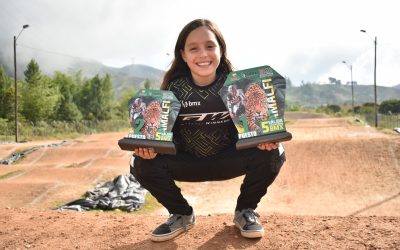 La Chispita del BMX, una de las figuras de la Copa Antioquia