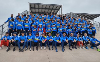 ¡Oh gloria inmarcesible! El Continental de BMX se vistió de amarillo, azul y rojo