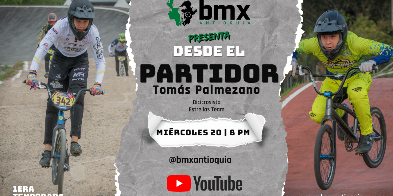 Nace ‘Desde el partidor’, programa en el que conoceremos las historias del bmx antioqueño