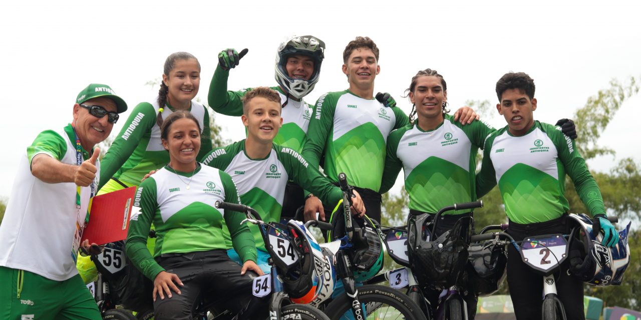 ¡Épico! Bicicrosistas antioqueños se adueñaron de los Juegos Nacionales de la Juventud