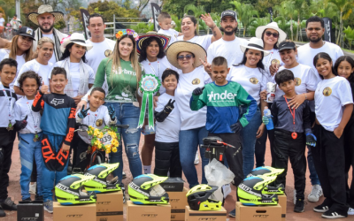 Más de 200 niños y niñas en modo Feria de Flores con Festival Silleterito de bicicrós
