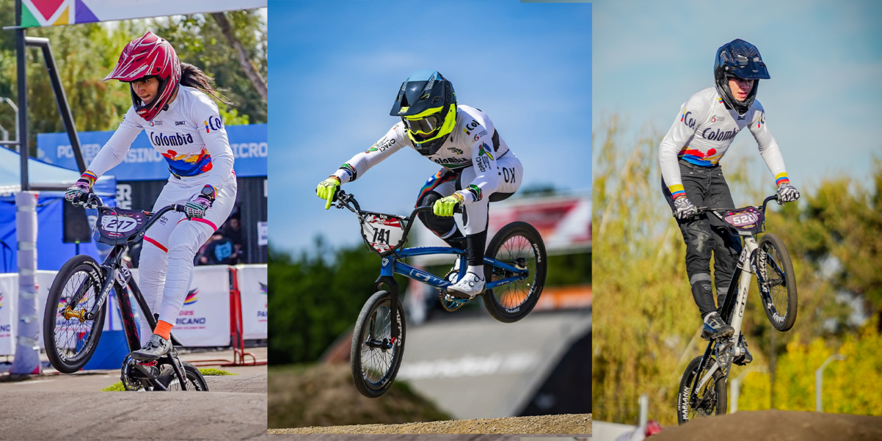Tres pilotos paisas representarán a Colombia en el BMX Racing de los XX Juegos Bolivarianos en Lima