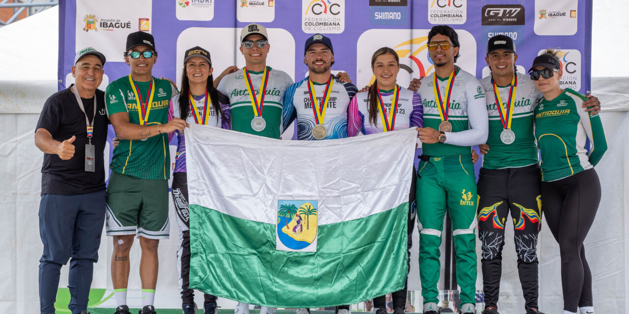 Antioquia celebró doce campeones nacionales en el Gran Nacional de BMX