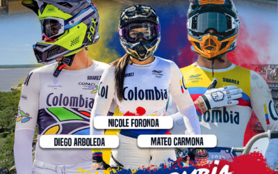 Tres antioqueños representan a Colombia en el BMX Racing de los Juegos Suramericanos